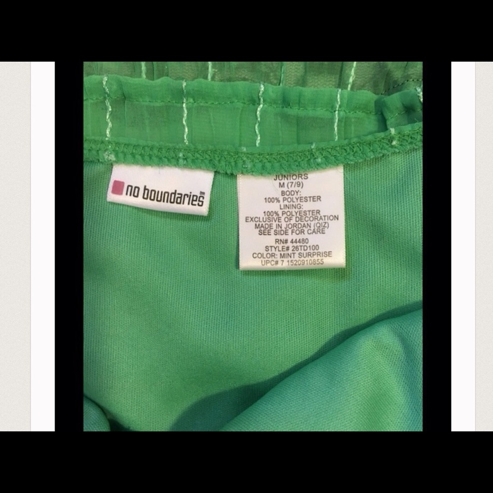 No Boundaries green brown camisole top - Picture 6 of 16